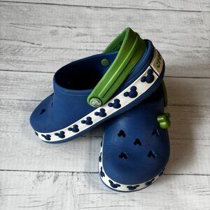 Disney Crocs Kids Size J1 | Blue Mickey Mouse | Like New Worn Once
